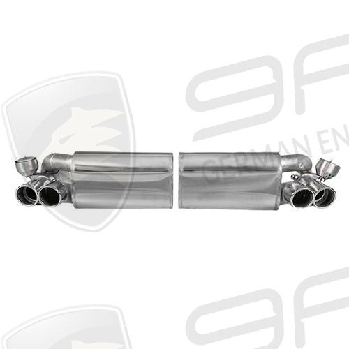 9FF Klappenauspuff passend für Porsche 996 Turbo