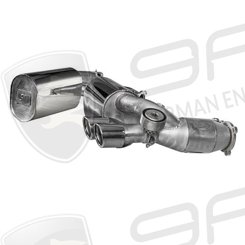 9FF Klappenauspuff passend für Porsche 996 Turbo