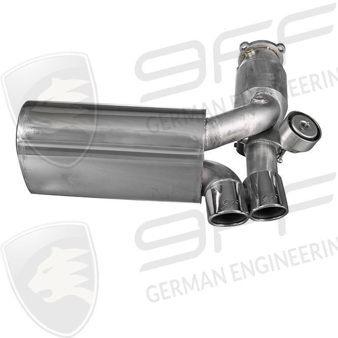 9FF Klappenauspuff passend für Porsche 996 Turbo