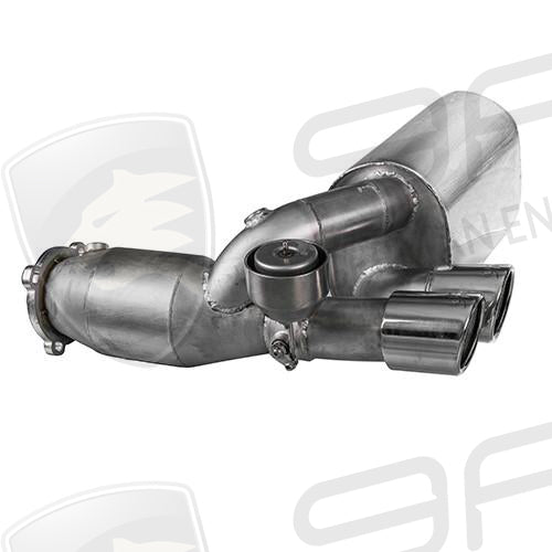 9FF Klappenauspuff passend für Porsche 996 Turbo