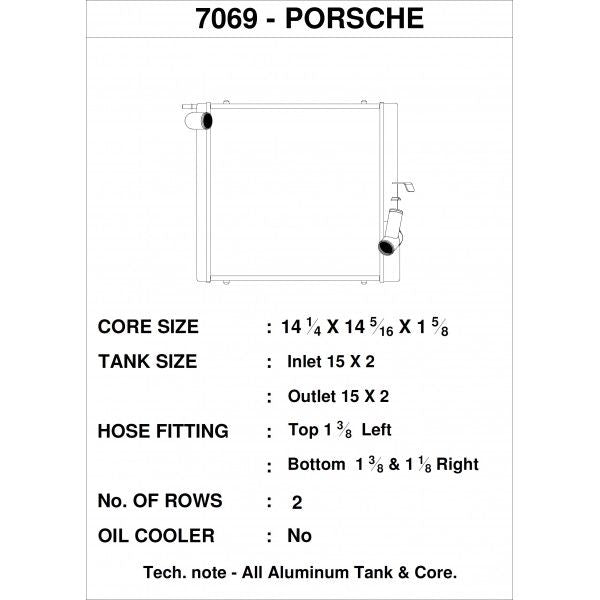 CSF water cooler left suitable for Porsche 991 Turbo, 991.1 GT3/RS/CUP