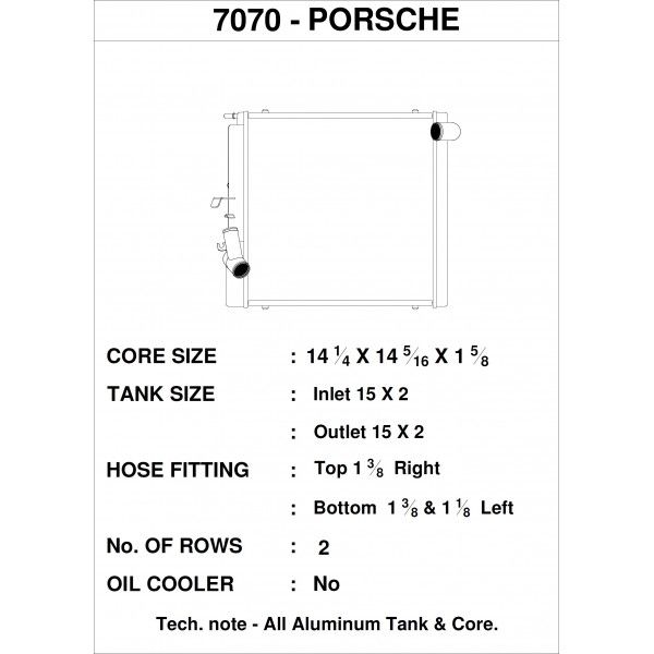 CSF water cooler right fits Porsche 991 Turbo, 991.1 GT3/RS/CUP