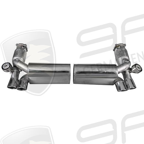 9FF flap exhaust suitable for Porsche 996 Turbo