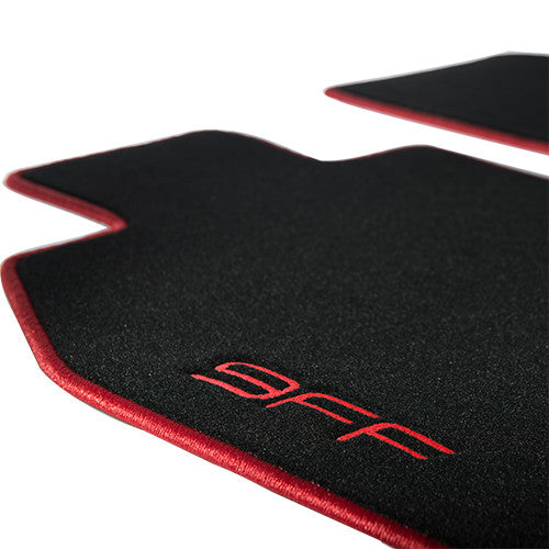 
                  
                    9FF floor mats with 9FF lettering and decorative stitching 996/997
                  
                