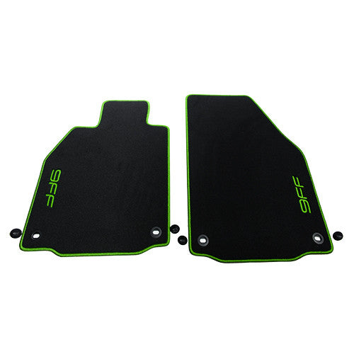
                  
                    9FF floor mats with 9FF lettering and decorative stitching 996/997
                  
                