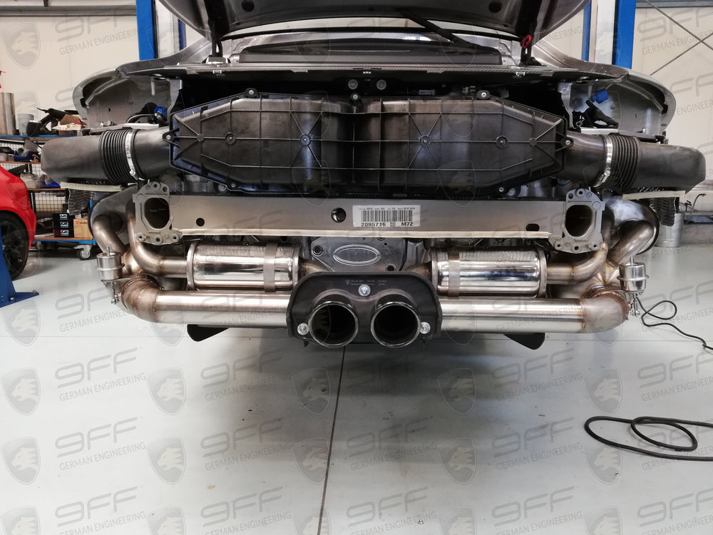 
                  
                    9FF Klappenabgasanlage passend für Porsche 991 GT3 RS
                  
                